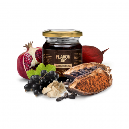 Premium - Flavon Joy 240 g, supliment alimentar antioxidant cu consistenţă de gel, formulă concentrată cu polifenoli, inulină şi beta-glucani