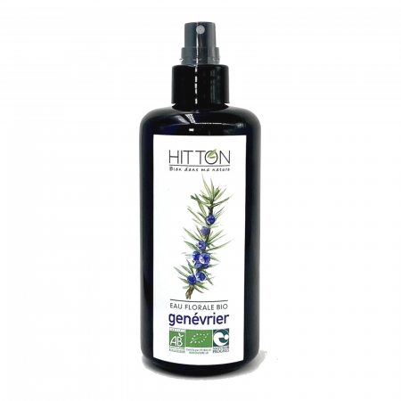 Îngrijire faţă - Hidrolat de ienupăr (Juniperus communis) ECO 200 ml, fără conservanţi, formulă concentrată - fabricat în Franţa