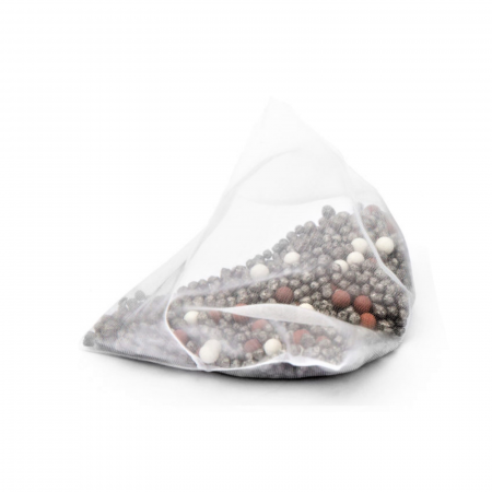 Apă - Pliculeţ cu bioceramice Hydrogen T’bag™ Biocera, creşte pH-ul, reduce ORP-ul şi mărimea clusterilor de apă