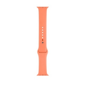Curea compatibila cu Apple Watch 1 2 3 4 5 , Sport, Silicon, 42mm, Pastel Caisa [4]