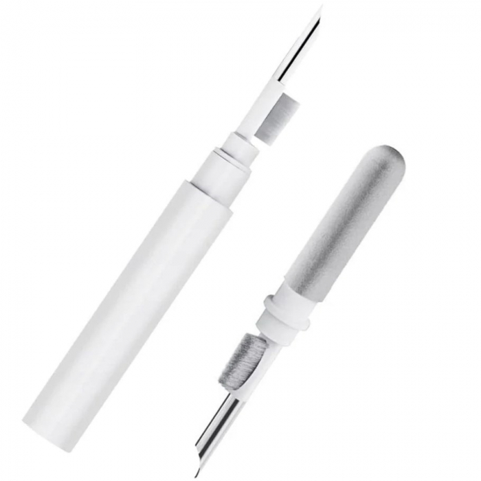 Instrument de Curatare si Ingrijire pentru Casti wireless Bluetooth / Telefon / Tableta, 3 in 1, Alb [1]