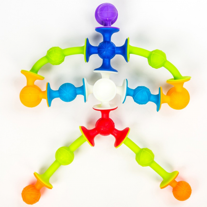 Stickeez Ventuze Super Gigant, Multicolor, 3 cm, + 6 luni [6]