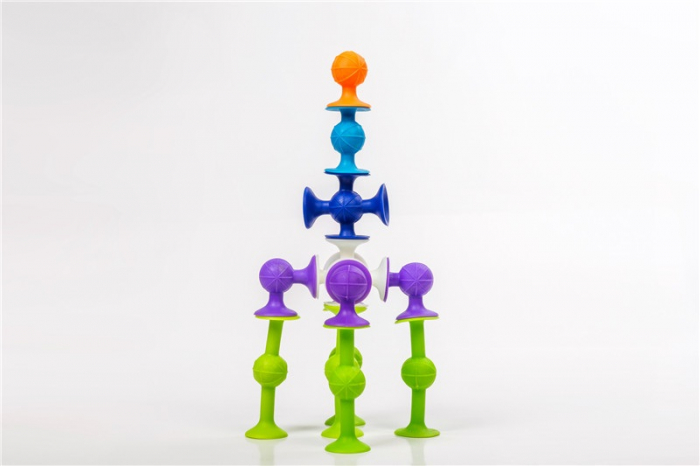 Stickeez Ventuze Super Gigant, Multicolor, 3 cm, + 6 luni [15]