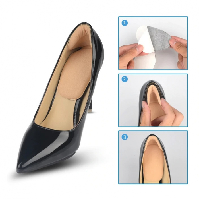 Set 2 branturi cu pernite pentru pantofi, crem [3]