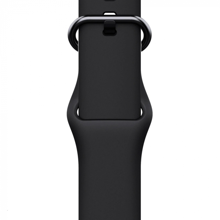 Curea cu catarama compatibil Apple Watch 1 2 3 4 5 6 , Sport, Silicon, 38mm , negru [4]