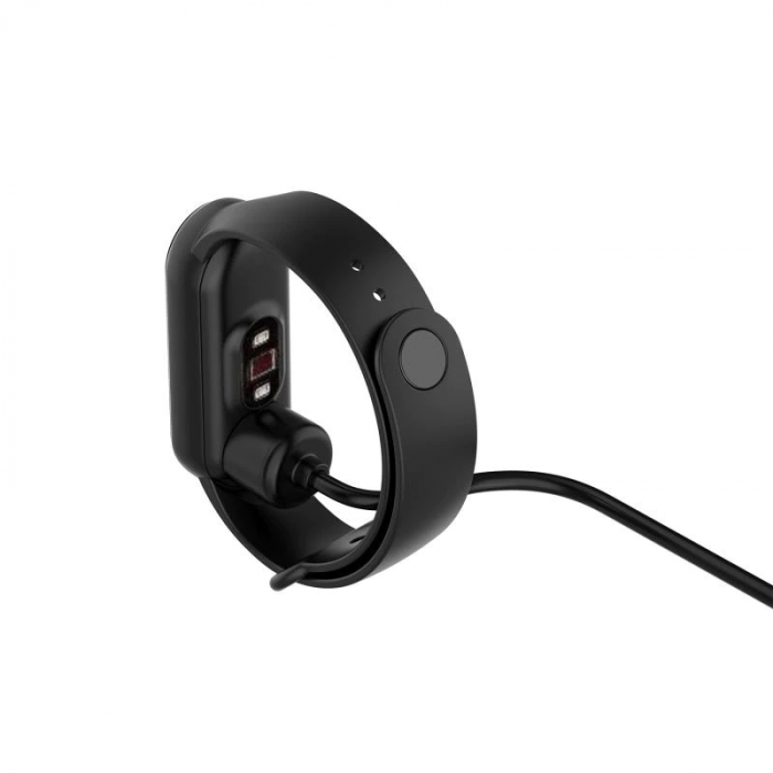 Cablu de incarcare cu magnet pentru bratara fitness xiaomi mi band 5 / Mi Band 6, USB, Negru [2]