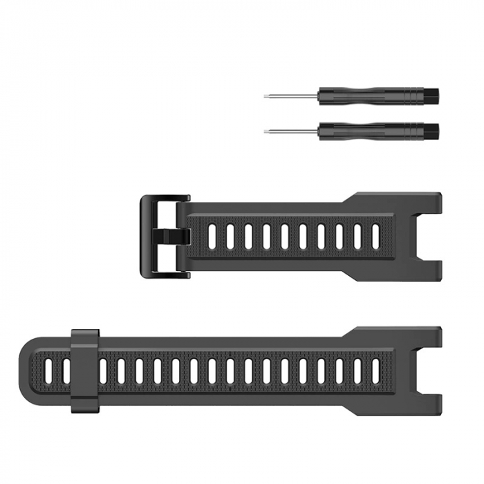 Bratara din silicon compatibil Amazfit T-REX - Negru [4]