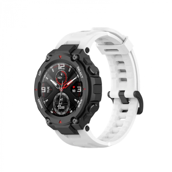 Bratara din silicon compatibil Amazfit T-REX - Alb [3]