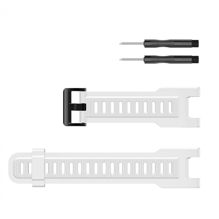 Bratara din silicon compatibil Amazfit T-REX - Alb [4]