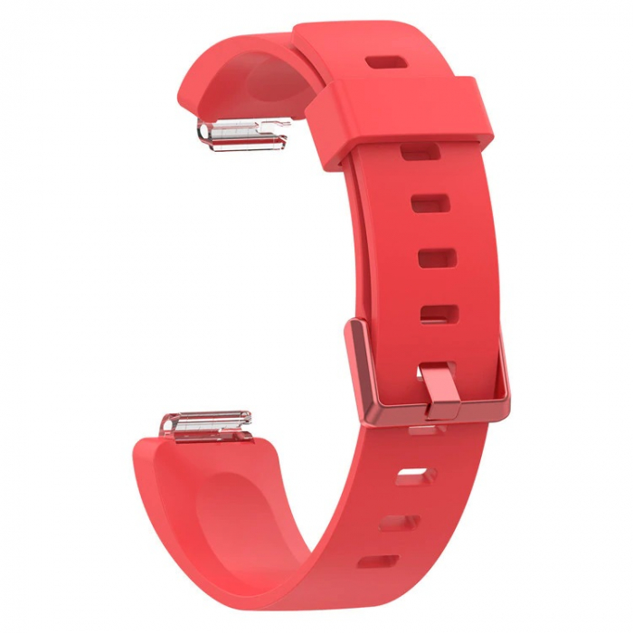 Bratara din silicon compatibil Fitbit Inspire / HR - Rosu - L , Quick Release [1]