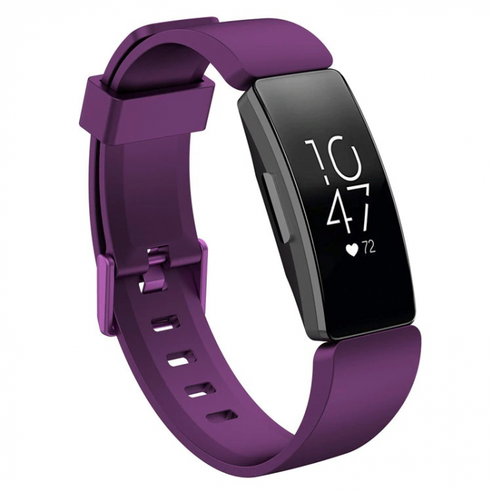 Bratara din silicon compatibil Fitbit Inspire / HR - Mov - L , Quick Release [2]
