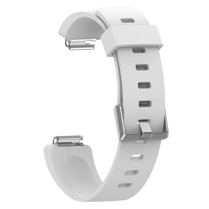 Bratara din silicon compatibil Fitbit Inspire / HR - Alb - S , Quick Release [1]