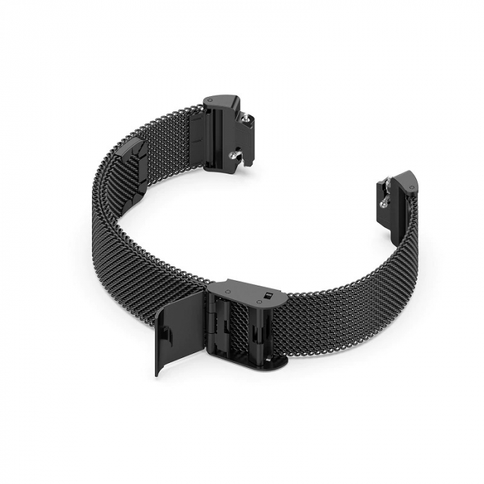 Bratara din otel inoxidabil compatibil Fitbit Inspire / HR - Negru - S , Quick Release [4]