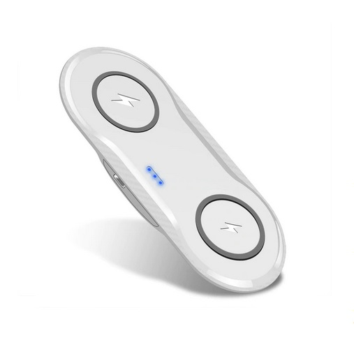 Incarcator wireless ultra slim Qi dublu 20W Quick charger 2 in 1 dual Alb [2]