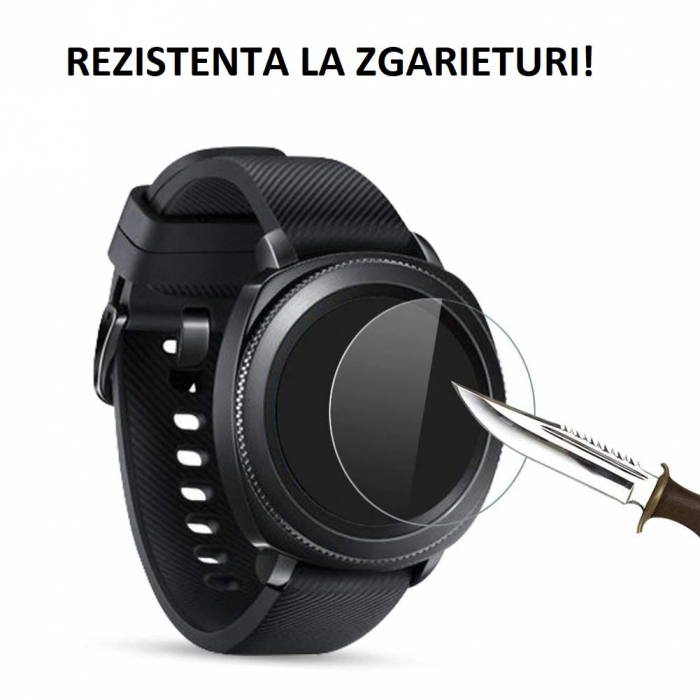Set 3 Folie de protectie din Sticla securizata compatibil Samsung Gear S3 [3]