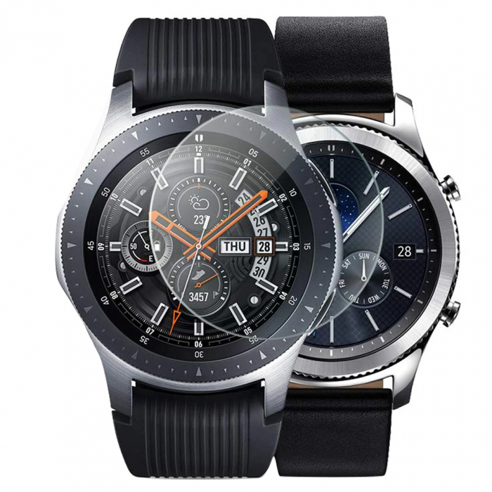 Set 3 Folie de protectie din Sticla securizata compatibil Samsung Gear S3 [4]