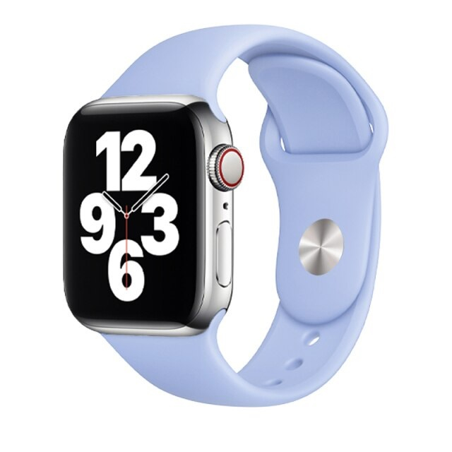 Curea compatibila cu Apple Watch 1 2 3 4 5 , Sport, Silicon, 38mm, Teal Blue [1]