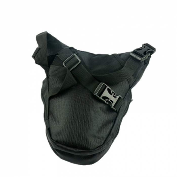 Geanta borseta de picior moto atv, borseta sport, neagra [2]