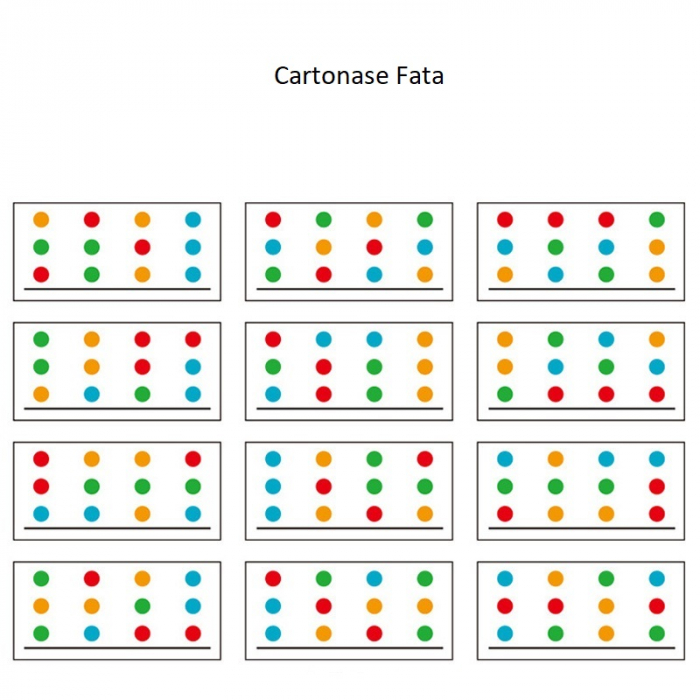 Joc Montessori - Potriveste formele culorile , joc de asociere si labirint +3 ani , multicolor [3]