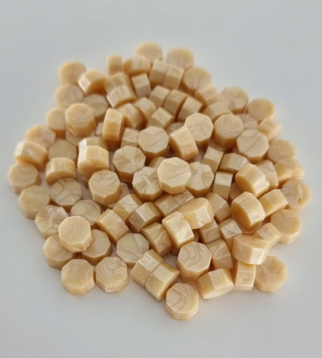 Ceara crem(sand) sidefat pentru sigilii invitatie de nunta botez - 100 buc/pachet [1]