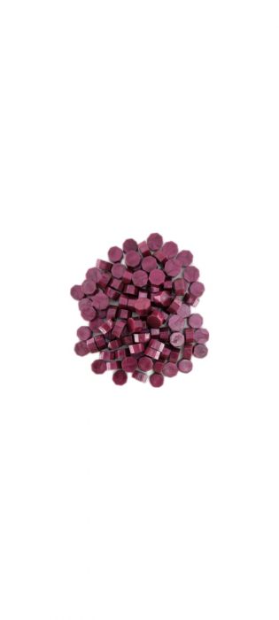 Ceara Rosu Bordeaux sidefat pentru sigilii invitatie de nunta botez - 100 buc/pachet [4]