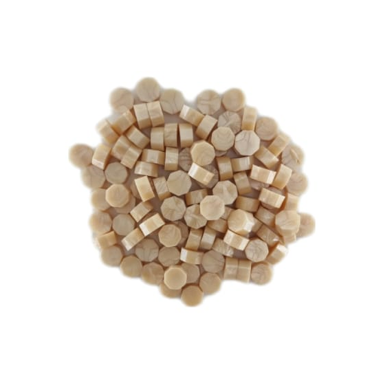 Ceara crem(sand) sidefat pentru sigilii invitatie de nunta botez - 100 buc/pachet [3]