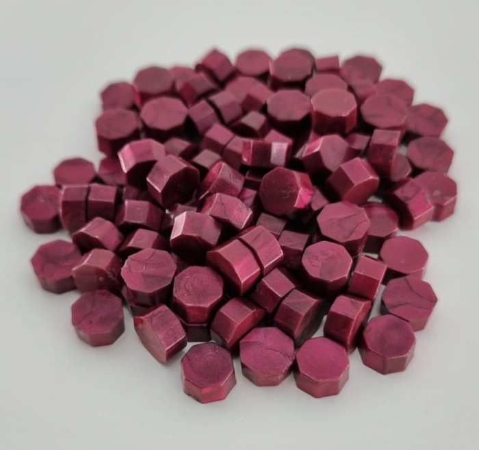 Ceara Rosu Bordeaux sidefat pentru sigilii invitatie de nunta botez - 100 buc/pachet [3]