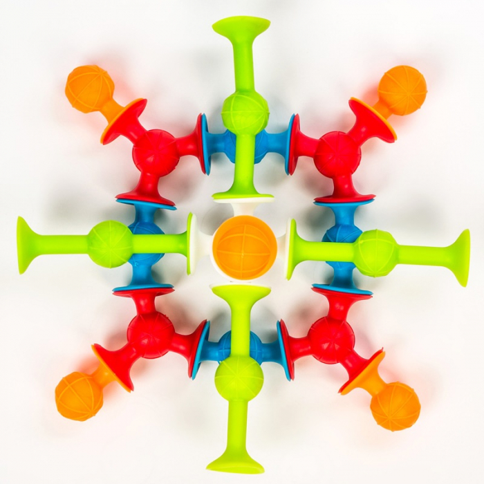 Stickeez Ventuze Super Gigant, Multicolor, 3 cm, + 6 luni [12]