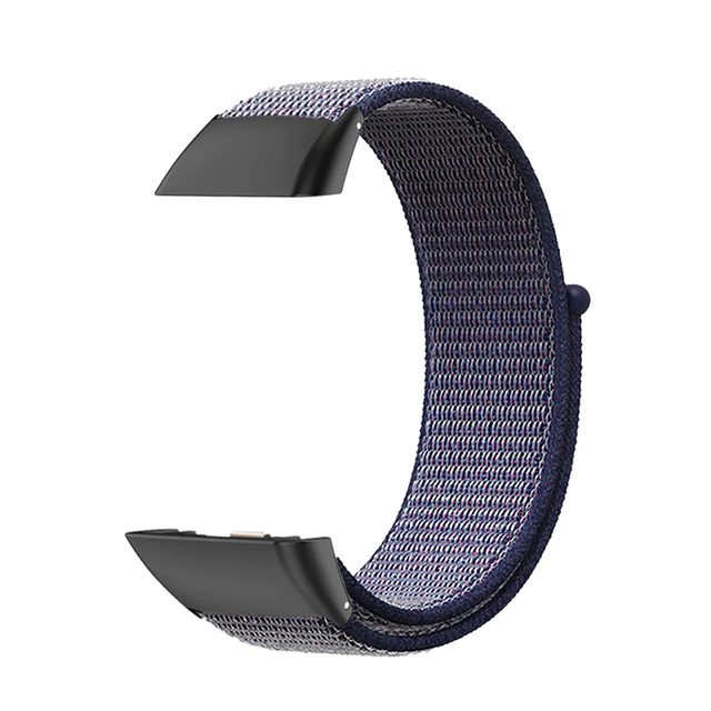 Curea din material textil cu arici compatibila Huawei Band 6/ Honour Band 6 Smartwatch, Quick Release, Bleumarin [1]