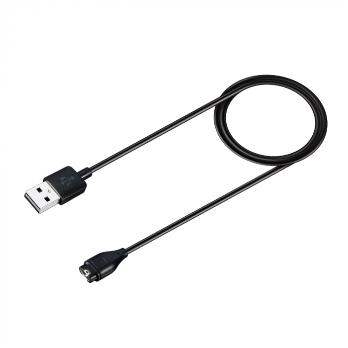 Cablu de incarcare pentru Garmin Fenix 6 / 6S / 5 / 5S / 5X , Forerunner 935, Vivoactive 3, Vivosport, 1 m, USB , Negru [5]