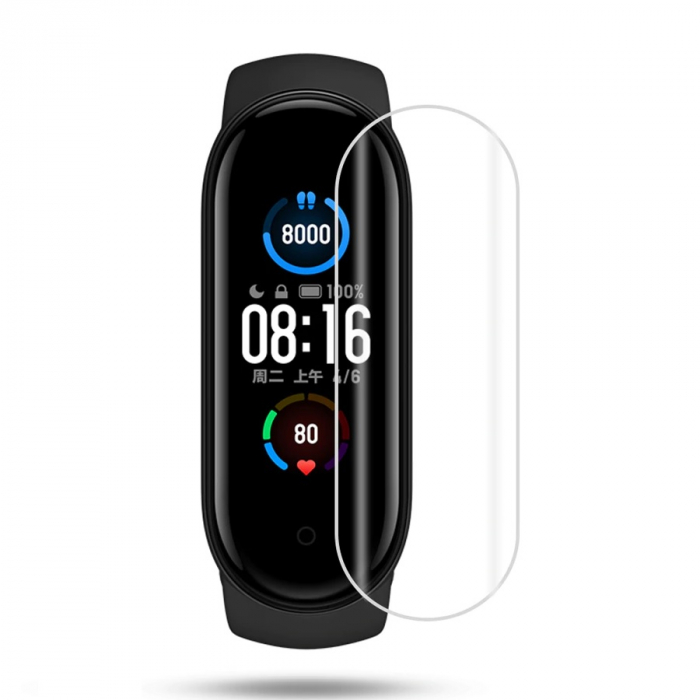 Set 2 bucati Folie de protectie TPU pentru Xiaomi Mi Band 5 [1]