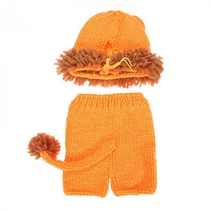 Costum Leu pentru copii, Sedinta foto nou nascut, 0-6 luni [2]