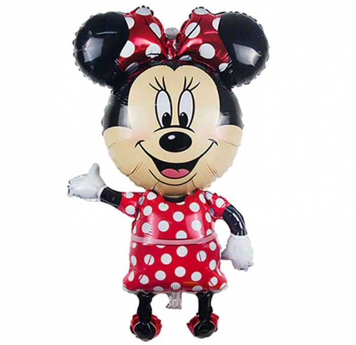 Balon Minnie Mouse, 114 cm,  Full Body, Folie Figurina, 114 x 63 cm [1]