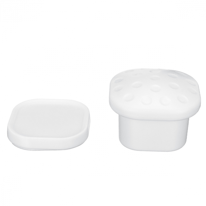 Set 8 protectii magnetice pentru usi de dulapuri si sertare, 2 magneti, Alb [8]