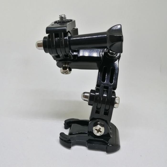 Suport de prindere pentru montare la casca de motocicleta, ski, snowboard, bicicleta a camerelor de actiune GoPro Hero 4 5 6 7 8, SJCAM, Xiaomi Yi, DJI Osmo Action (zona barbiei) [9]