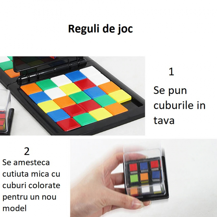 Joc Magic Block, Rubik Race, 2 jucatori, + 5 ani [4]