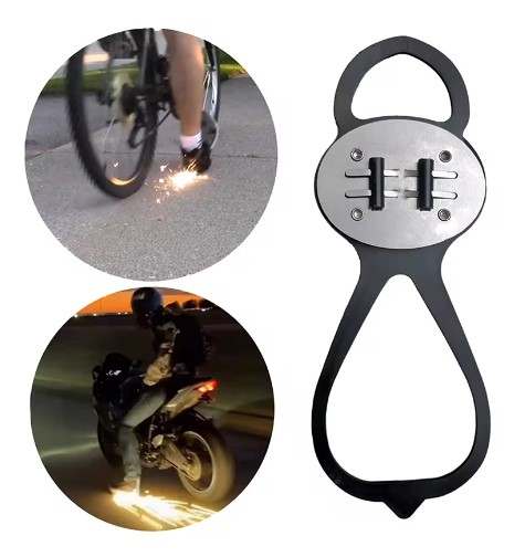 Accesorii incălțăminte motociclete/scutere/ATV-uricu efect de scanteie/flacara, marime universala, PHN Mag. [1]