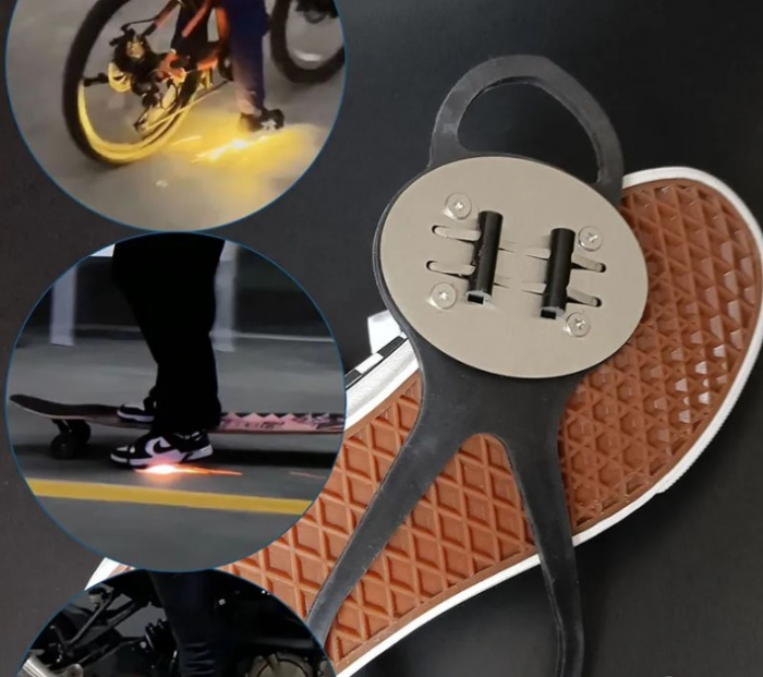 Accesorii incălțăminte motociclete/scutere/ATV-uricu efect de scanteie/flacara, marime universala, PHN Mag. [4]