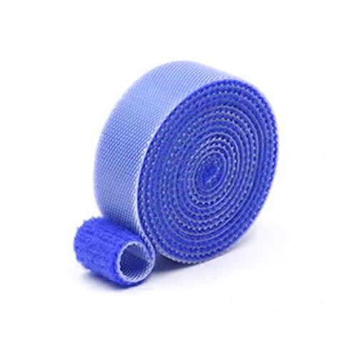 Banda cu arici Velcro, pentru organizarea cablurilor, reutilizabila, 3 metri, Albastru, PHN Mag [1]