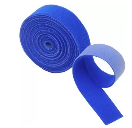 Banda cu arici Velcro, pentru organizarea cablurilor, reutilizabila, 3 metri, Albastru, PHN Mag [4]
