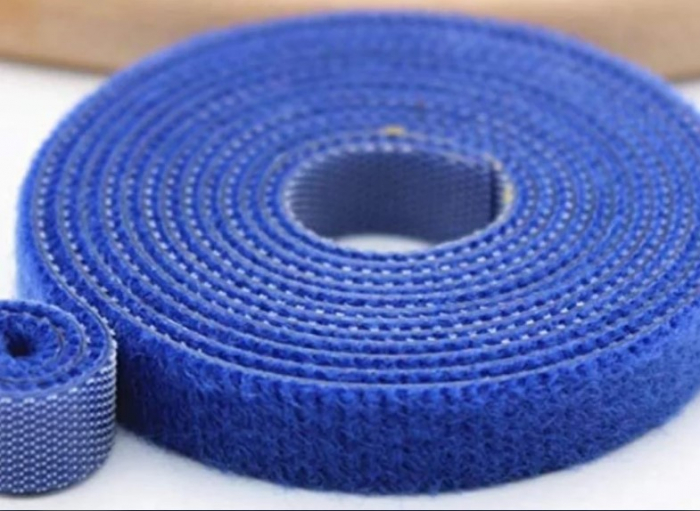 Banda cu arici Velcro, pentru organizarea cablurilor, reutilizabila, 3 metri, Albastru, PHN Mag [3]
