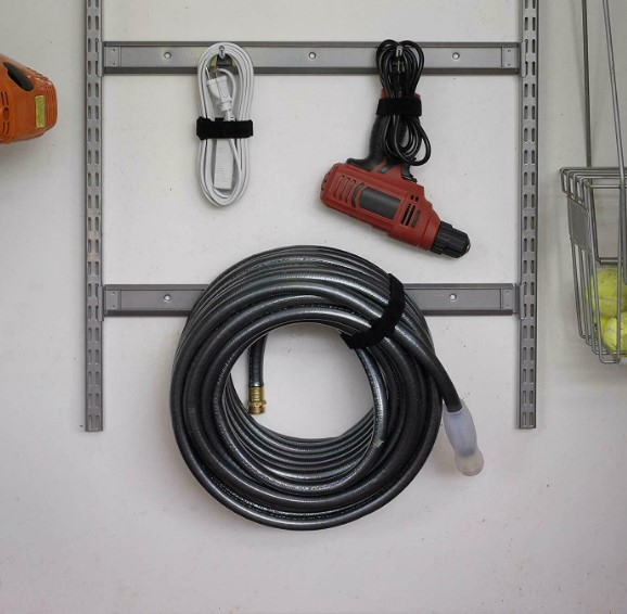 Banda cu arici Velcro, pentru organizarea cablurilor, reutilizabila, 3 metri, Negru, PHN Mag. [6]