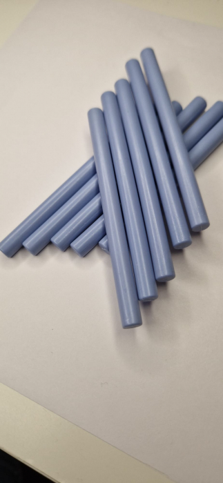 Baton de ceara baby blue mat pentru sigilii, invitatii nunti/botez [4]