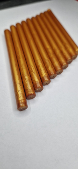 Baton de ceara caramel sidef pentru sigilii, invitatii nunti/botez. [4]