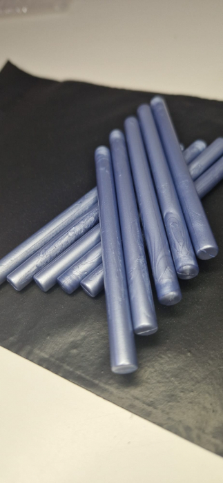 Baton de ceara pigeon blue sidef pentru sigilii, invitatii nunti/botez [4]