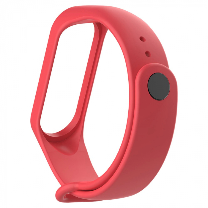 Bratara de schimb din silicon, pentru Xiaomi Mi Band 3 / Mi Band 4, Red / Rosu [1]
