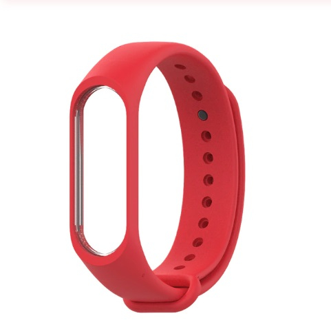 Bratara de schimb din silicon, pentru Xiaomi Mi Band 3 / Mi Band 4, Red / Rosu [2]