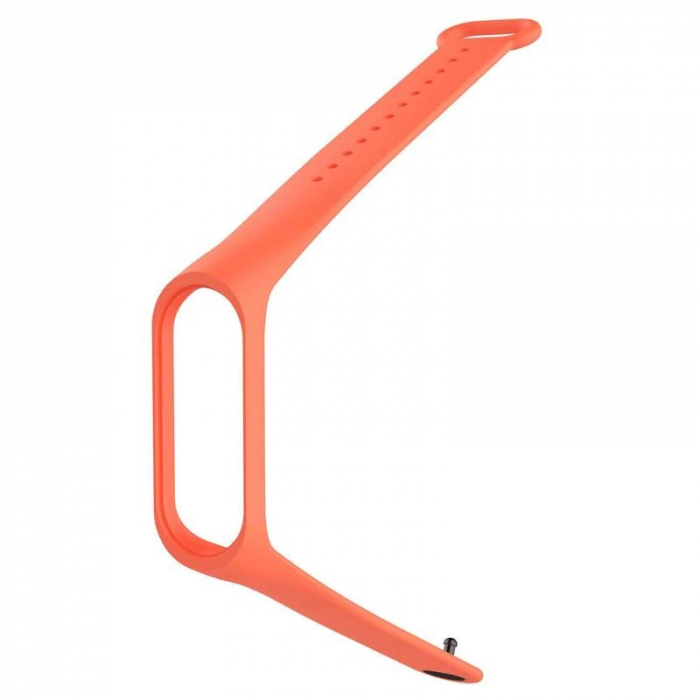Bratara de schimb din silicon, pentru Xiaomi Mi Band 3 / Mi Band 4, Orange / Portocaliu [3]