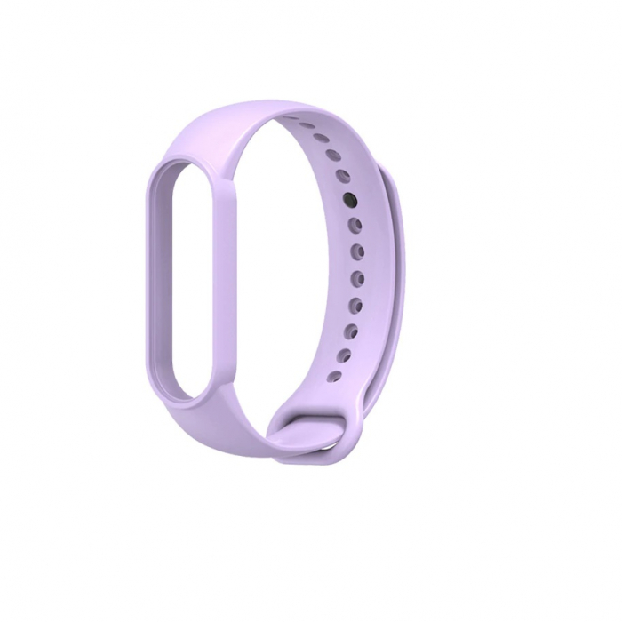 Bratara de schimb din silicon, pentru Xiaomi Mi Band 5 / Mi Band 6, Lila [1]