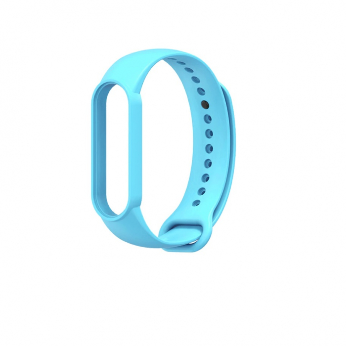 Bratara de schimb din silicon, pentru Xiaomi Mi Band 5 / Mi Band 6, Teal Blue [1]